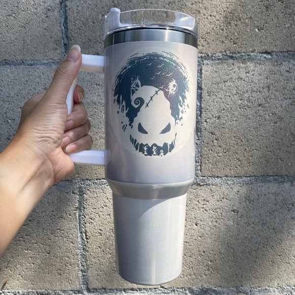 Custom made Disney Nightmare before Christmas Tumbler Brand New 40 oz double wal - Picture 3 of 13